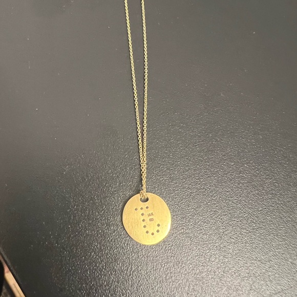 Roberto Coin Tiny Treasures Initial Disc Necklace J - Picture 6 of 7